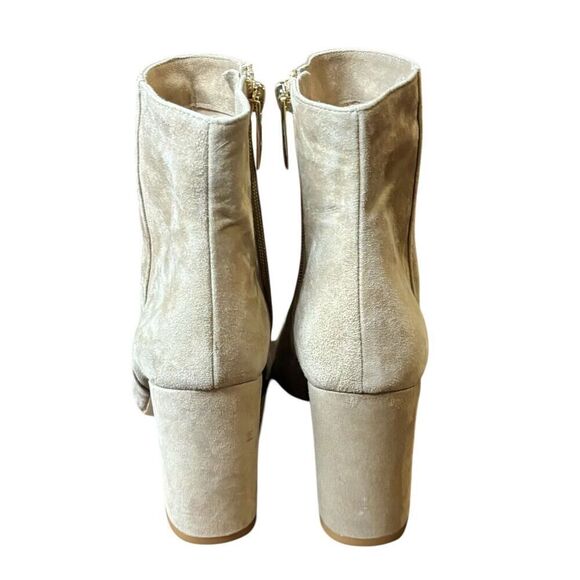 L'AGENCE Galena Suede Ankle Boots in Beige NWOB Size 38 - Picture 7 of 10